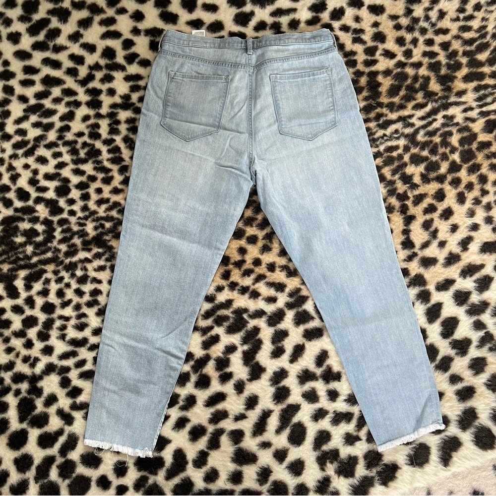 Banana Republic Mid-Rise Skinny Jean 31 Short Frayed Hem - Picture 3 of 6